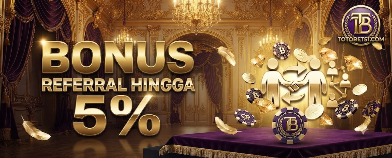 BONUS REFERRAL HINGGA 5%